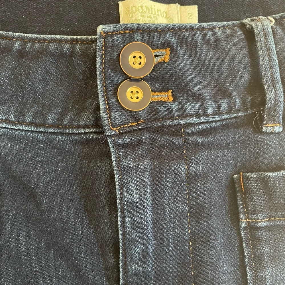 Spartina 449 Juliette High Rise Jean Ocean Palm Wash - Picture 7 of 10